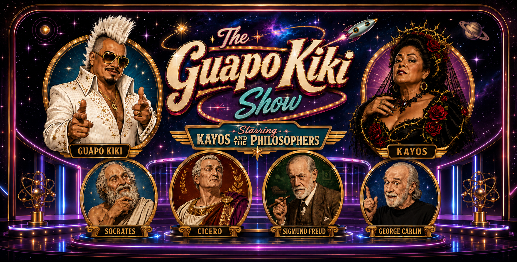 The Guapo Kiki Show Starring Kayos and The Philosophers